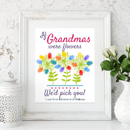 Oma Fingerprint DIY Activity Template Poster
