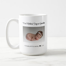 Oma First Mthers Day New Baby Foto Kaffeetasse