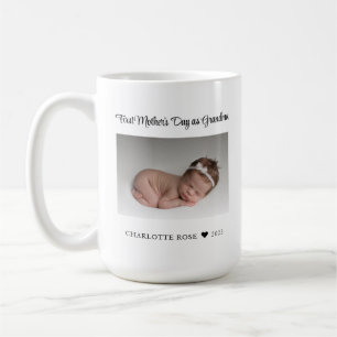 Oma First Mthers Day New Baby Foto Kaffeetasse