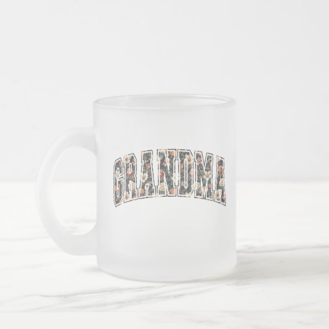 Oma Floral Mattierte Tasse (Links)