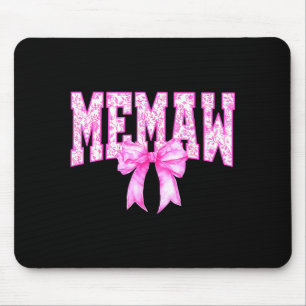 Oma floral toile rosa kokett band Oma für Mousepad