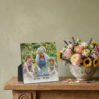 Oma-Foto-Andenken Fotoplatte
