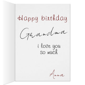 Oma Foto Birthday Card