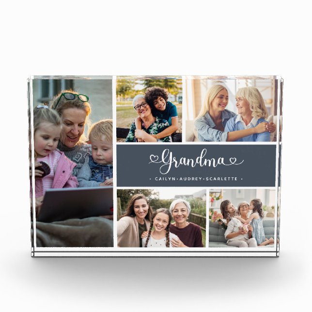 Oma Foto Collage Beste Familie (Vorderseite)