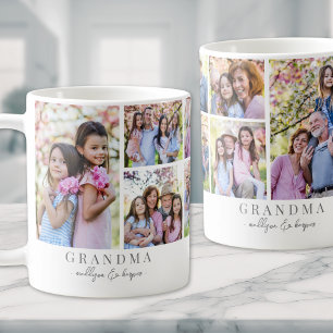 Oma-Foto-Collage Kaffeetasse