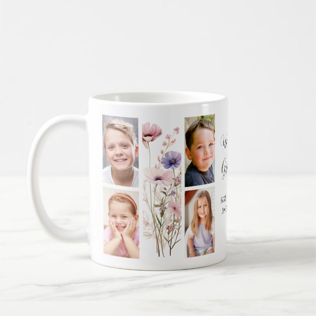 Oma-Foto-Collage Kaffeetasse (Links)