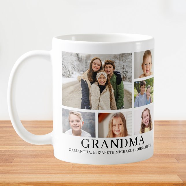Oma Foto Collage Personalisiert Kaffeetasse (Von Creator hochgeladen)