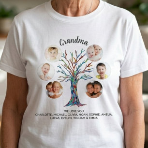 Oma-Foto-Collage T-Shirt