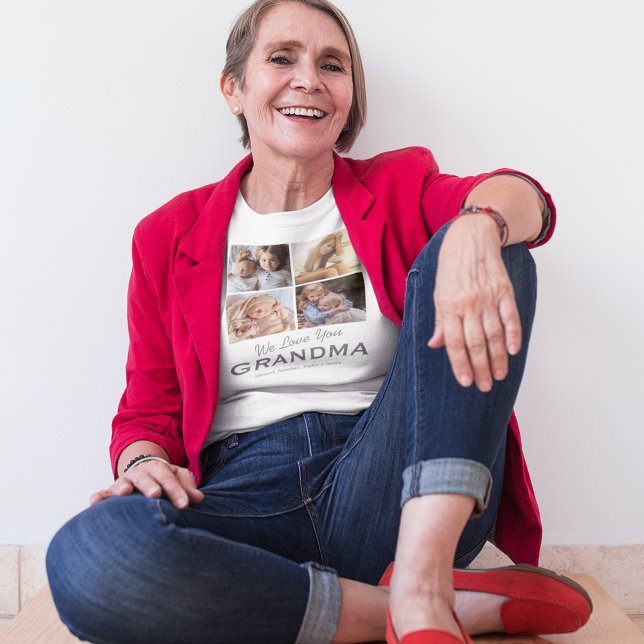 Oma Foto Collage T - Shirt (Von Creator hochgeladen)