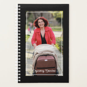 Oma-Foto-Name Schwarz & Weiß organisieren Planer