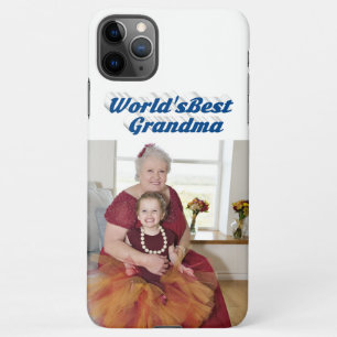 Oma Foto Sea Blue Typografy Mothers Day iPhone 11Pro Max Hülle