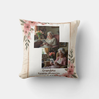 Oma Foto Throw Kissen