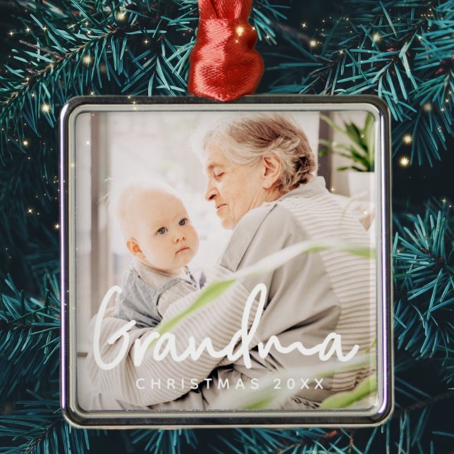 Oma Foto Weihnachten Weihnachten Ornament Aus Metall (Von Creator hochgeladen)