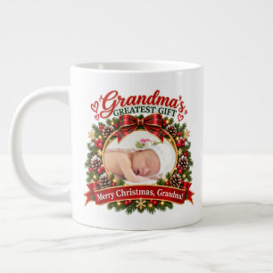 Oma Foto Weihnachtsbecher Jumbo-Tasse