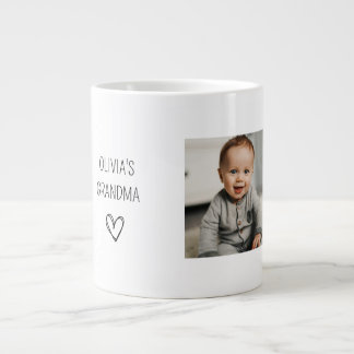 Oma Foto zum ersten Mal Jumbo-Tasse