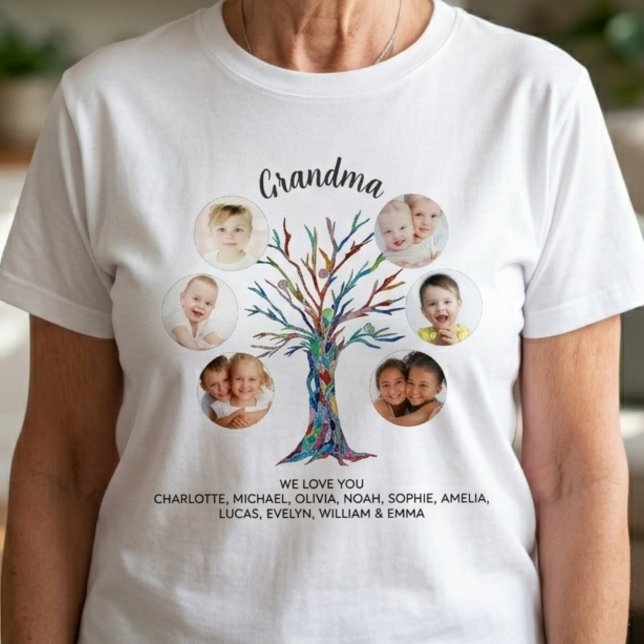 Oma-FotoCollage T-Shirt (Von Creator hochgeladen)