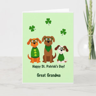 Oma Frohe St. Patricks Day Karte