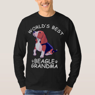 Oma Funny Granddog Dog Lov zum besten Beagle der W T-Shirt