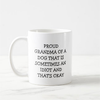 Oma für Hunde, personalisiert mit Bild und Namen Kaffeetasse