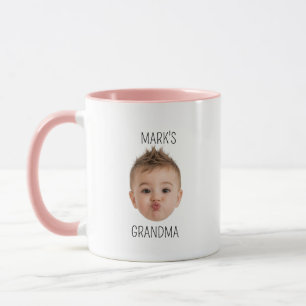 Oma Geburtstag, Baby Gesicht Dady Geschenk, Benutz Tasse