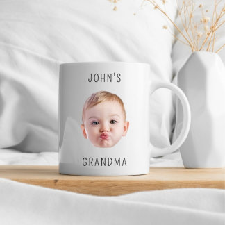 Oma Geburtstag, Babygesicht Daddy-Geschenk, Benutz Tasse