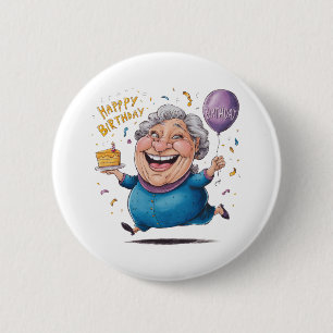 Oma Geburtstagsfeier Button
