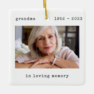 Oma-Gedenkstätte für das Foto der Erinnerung Keramikornament