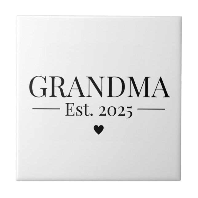 Oma gegründet 2025 fliese (Vorderseite)
