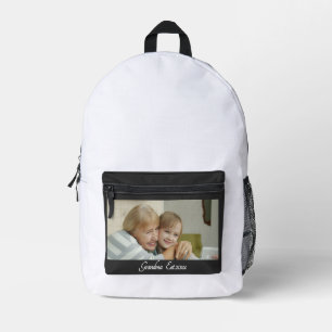 Oma Gegründet Foto-Geschenk Bedruckter Rucksack