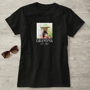 Oma gegründet Foto T-Shirt