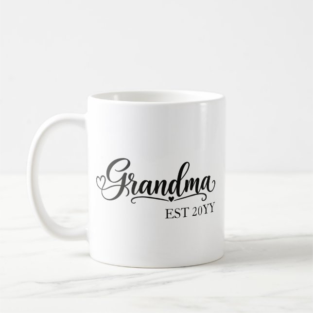 Oma gegründet im Jahr Kaffeetasse (Links)