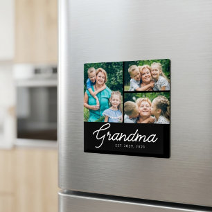 Oma gegründet Skript 3 Foto Magnet