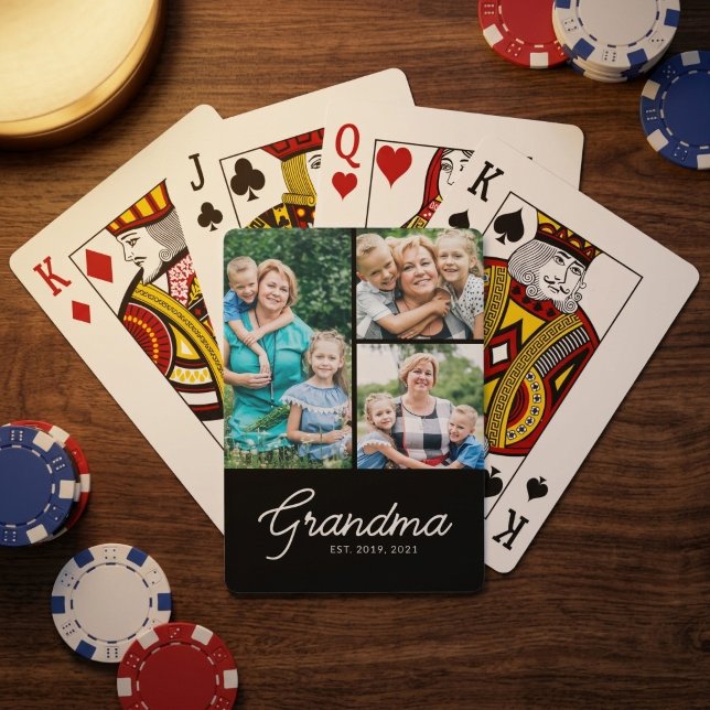 Oma gegründet Skript 3 Foto Spielkarten (Von Creator hochgeladen)