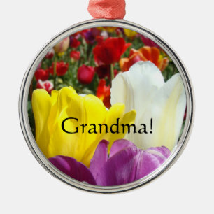 Oma! Geschenke Ornamente Tulpen Blumen Floral