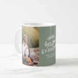 Oma gift Foto Enkel einfache Typografie Kaffeetasse