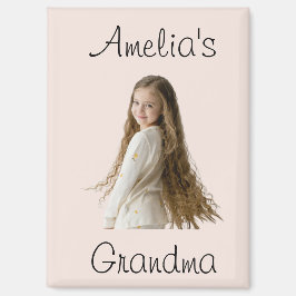 Oma Gift - Foto und Name eines Großkindes - Magnet