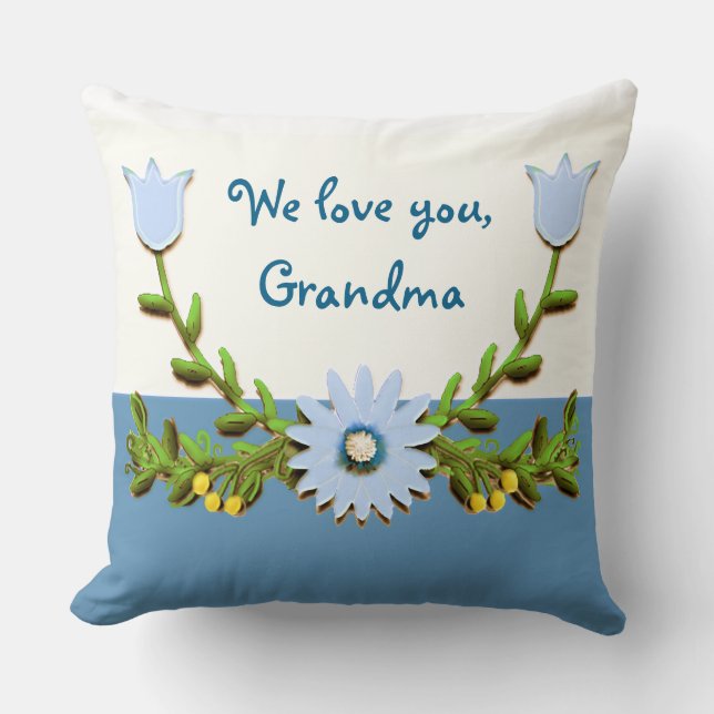 Oma Gift Kissen (Vorderseite)