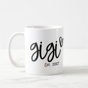 Oma GiGi seit 2027, erste Großmutter Kaffeetasse