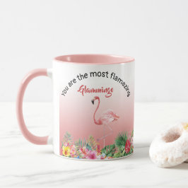 Oma Glamingo Flamingo Pink Tropischer Name Foto Tasse