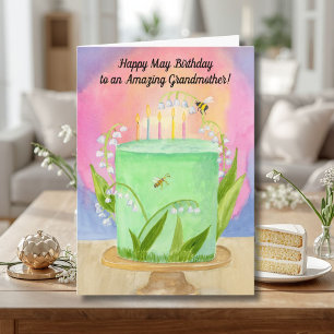 Oma Glücklich Alles Gute zum Geburtstag Lily vom T Karte