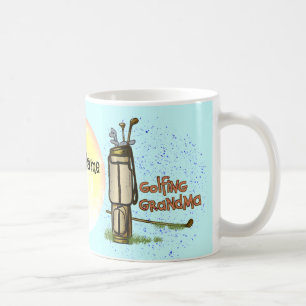 Oma Golfbecher Kaffeetasse