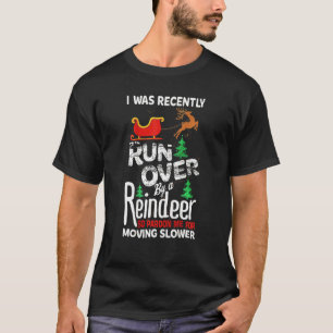 Oma Got von einem Rentierweihnachtsfest überfahren T-Shirt