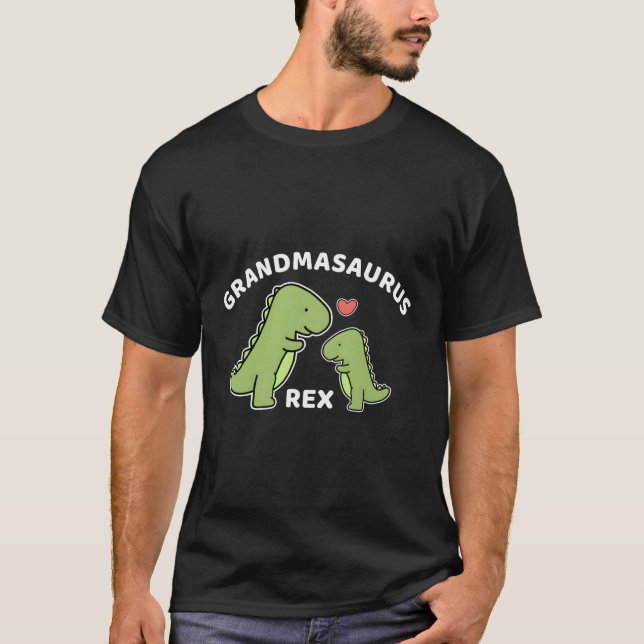 Oma Grandmasaurus Rex T-Shirt (Vorderseite)