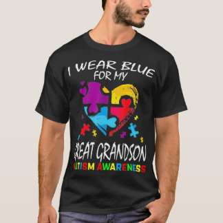 Oma Grandpa Blue für meinen großen Enkel Autismus  T-Shirt