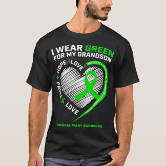Oma Grandpa Geschenk Grüner Großvater Cerebral T-Shirt