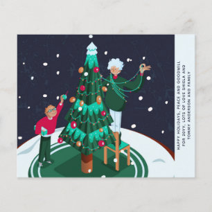 Oma Grandsom Dekorieren Weihnachtsbaum maßgeschnei