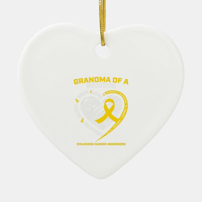 Oma Grandson Grandtochter Kindergeschenk Keramik Ornament (Vorne)
