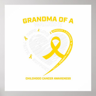 Oma Grandson Grandtochter Kindergeschenk Poster
