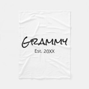 Oma Granny Nana Gigi Großmutter D Fleecedecke