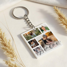 Oma | Großkinder-Fotos - Sondermeldungsschlüssel Schlüsselanhänger